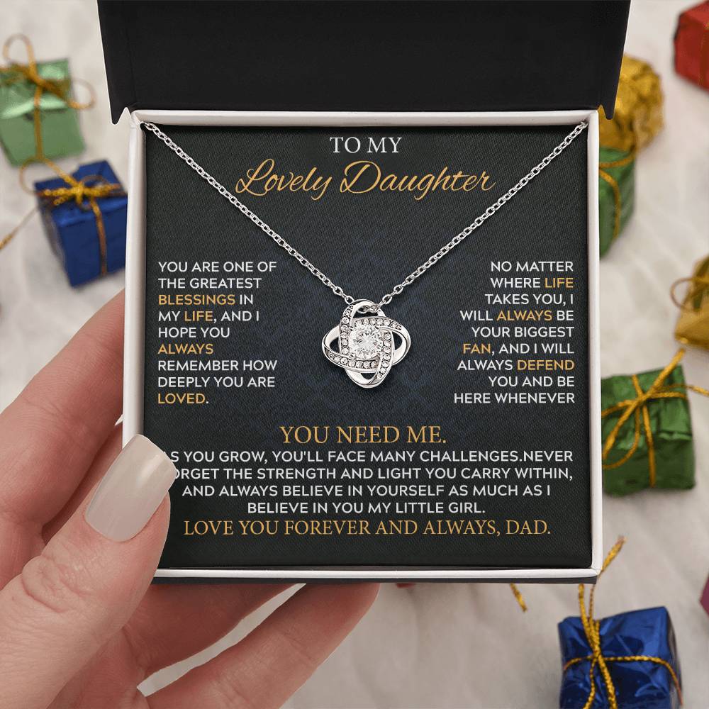 To my Daughter - you are one of the greatest blessings in my life.