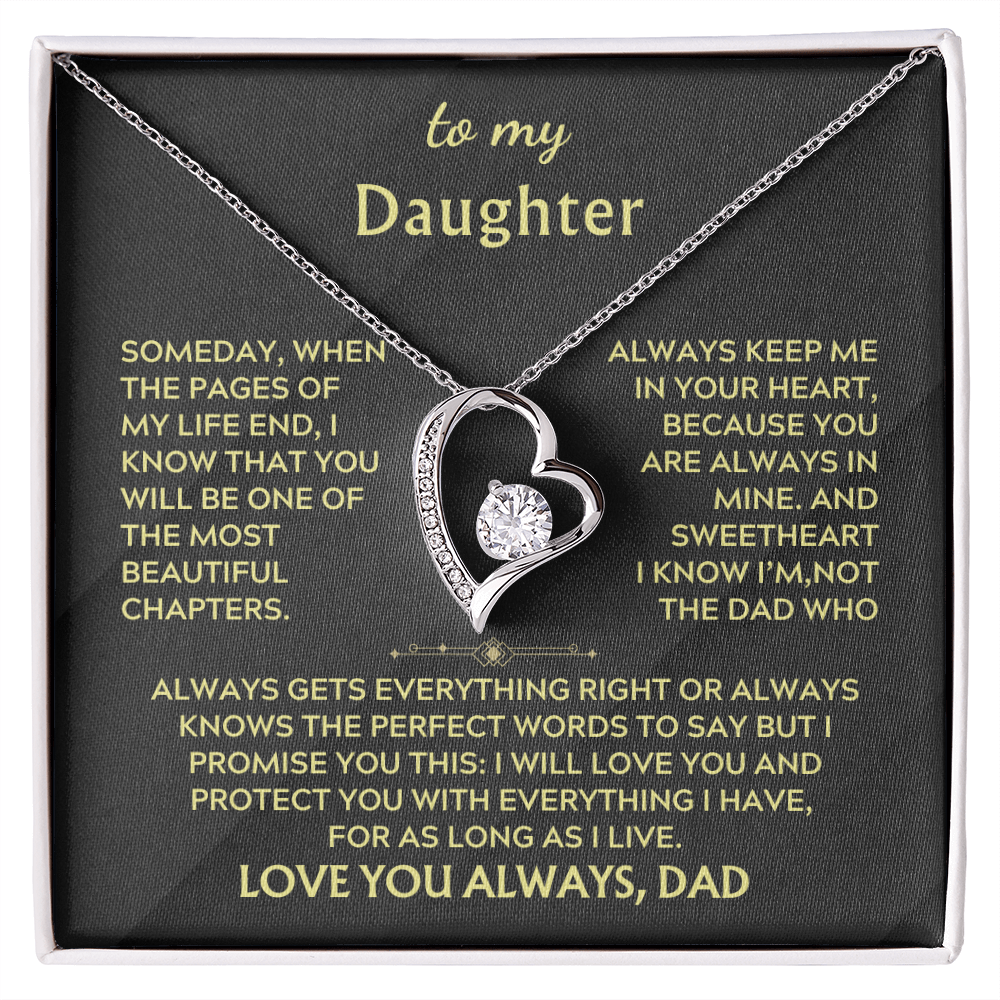 To My Daughter you are one of the most beautiful chapters of my life