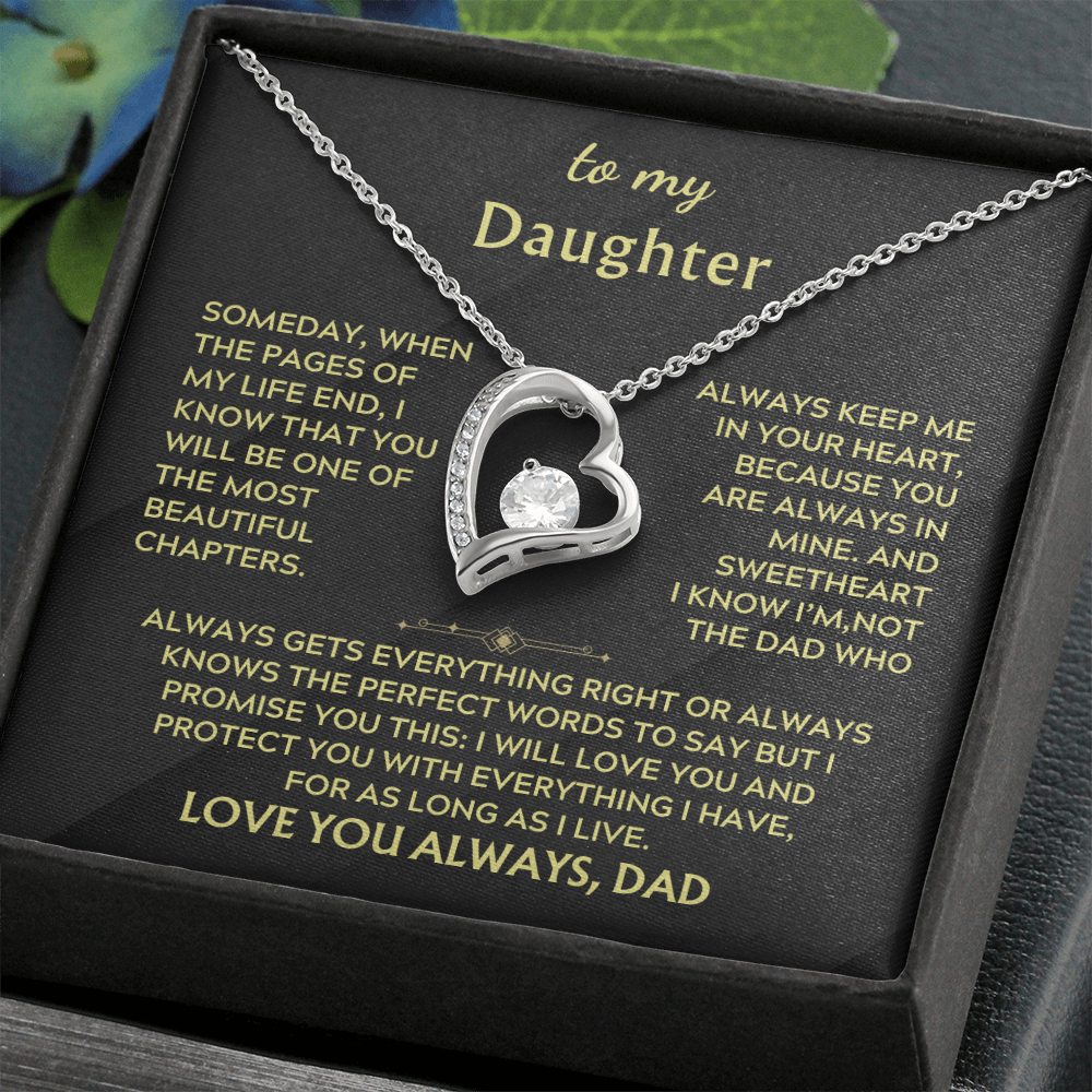 To My Daughter you are one of the most beautiful chapters of my life