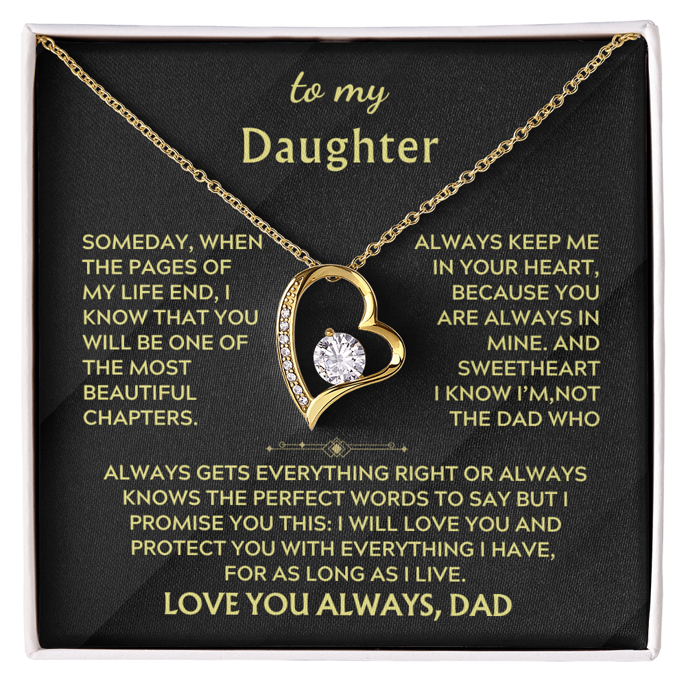 To My Daughter you are one of the most beautiful chapters of my life
